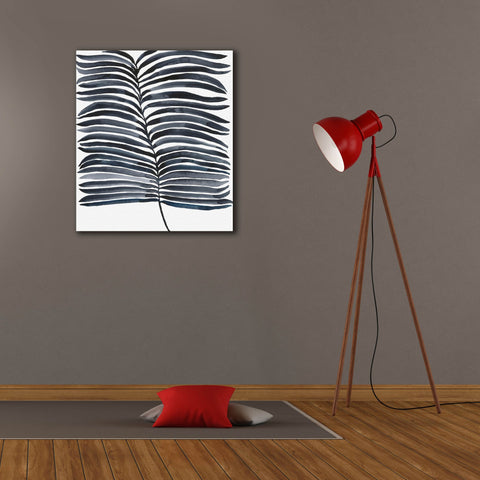 Image of 'Indigo Fronds II' by Regina Moore, Canvas Wall Art,26x30