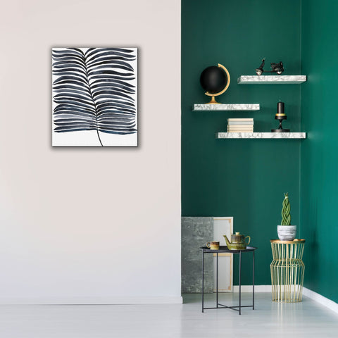 Image of 'Indigo Fronds II' by Regina Moore, Canvas Wall Art,26x30