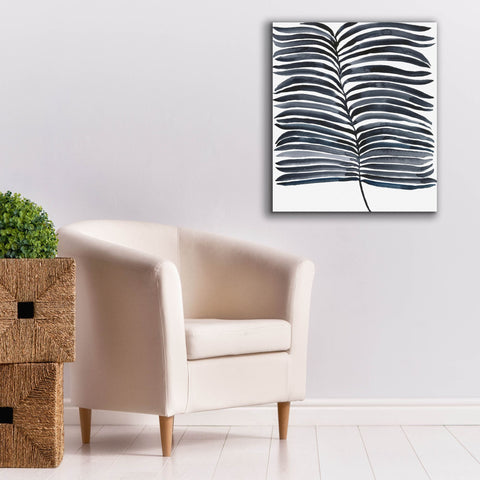 Image of 'Indigo Fronds II' by Regina Moore, Canvas Wall Art,26x30