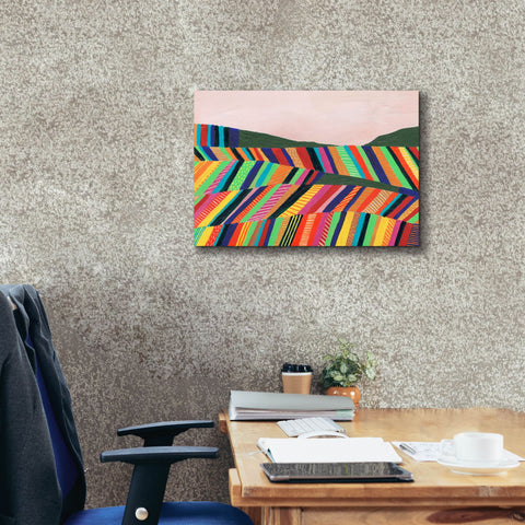 Image of 'Rainbow Fields I' by Regina Moore, Canvas Wall Art,24 x 20