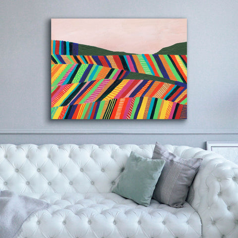 Image of 'Rainbow Fields I' by Regina Moore, Canvas Wall Art,54x40