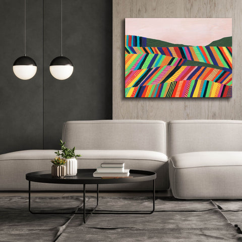 Image of 'Rainbow Fields I' by Regina Moore, Canvas Wall Art,54x40