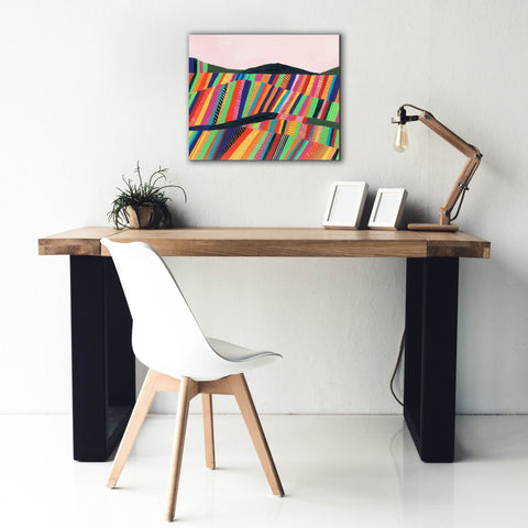 Image of 'Rainbow Fields II' by Regina Moore, Canvas Wall Art,24 x 20