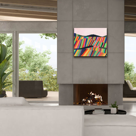 Image of 'Rainbow Fields II' by Regina Moore, Canvas Wall Art,30x26