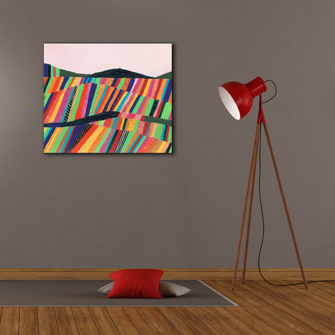 Image of 'Rainbow Fields II' by Regina Moore, Canvas Wall Art,30x26