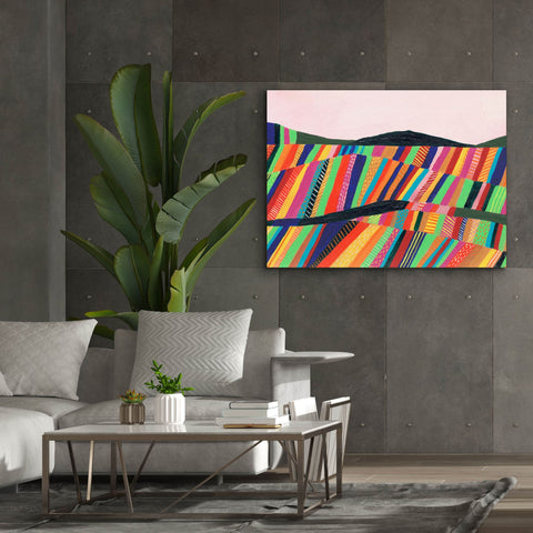 Image of 'Rainbow Fields II' by Regina Moore, Canvas Wall Art,54x40