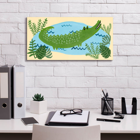 Image of 'Lil Wild Ones Collection D' by Regina Moore, Canvas Wall Art,24 x 12