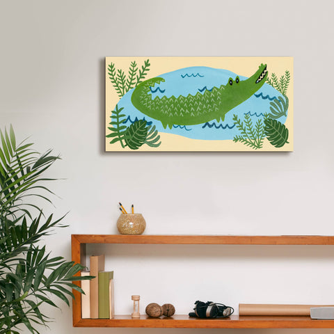 Image of 'Lil Wild Ones Collection D' by Regina Moore, Canvas Wall Art,24 x 12