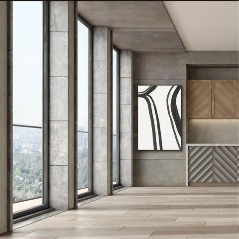 Image of 'Ink Lines II' by Regina Moore, Canvas Wall Art,40x60