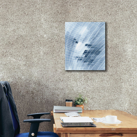 Image of 'Blue Grid I' by Regina Moore, Canvas Wall Art,20 x 24