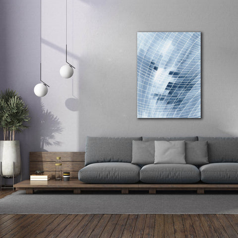 Image of 'Blue Grid I' by Regina Moore, Canvas Wall Art,40x54