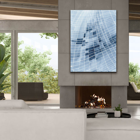 Image of 'Blue Grid II' by Regina Moore, Canvas Wall Art,40x54