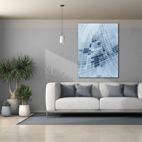 Image of 'Blue Grid II' by Regina Moore, Canvas Wall Art,40x54