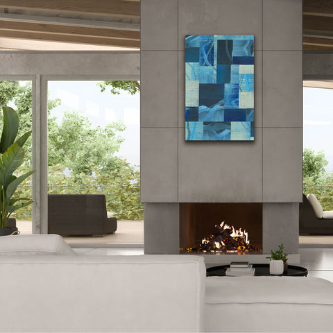 Image of 'Denim Blocks I' by Regina Moore, Canvas Wall Art,26x40