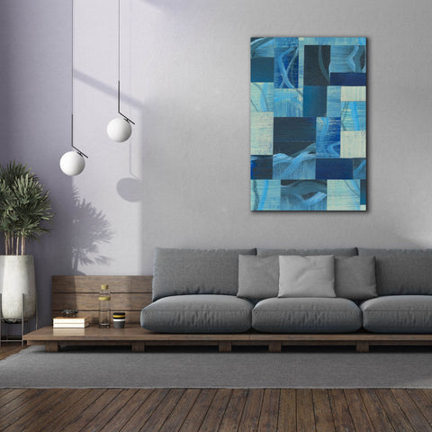 Image of 'Denim Blocks I' by Regina Moore, Canvas Wall Art,40x60