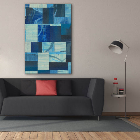 Image of 'Denim Blocks II' by Regina Moore, Canvas Wall Art,40x60