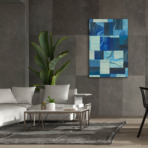 Image of 'Denim Blocks II' by Regina Moore, Canvas Wall Art,40x60