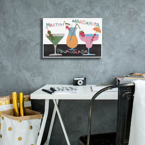 Image of 'Mix Me A Drink Collection A' by Regina Moore, Canvas Wall Art,18 x 12