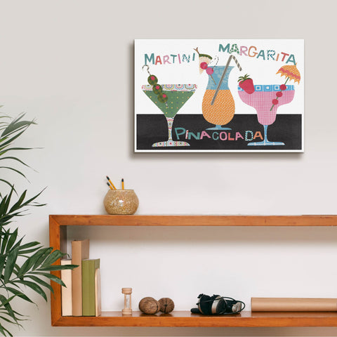 Image of 'Mix Me A Drink Collection A' by Regina Moore, Canvas Wall Art,18 x 12