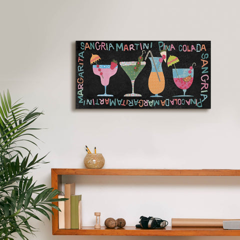 Image of 'Mix Me A Drink Collection D' by Regina Moore, Canvas Wall Art,24 x 12