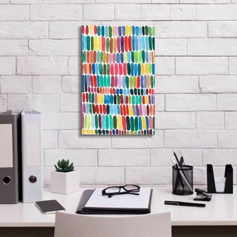 Image of 'Rainbow Marks I' by Regina Moore, Canvas Wall Art,12 x 18