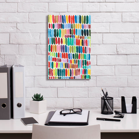 Image of 'Rainbow Marks II' by Regina Moore, Canvas Wall Art,12 x 18