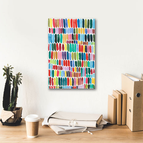 Image of 'Rainbow Marks II' by Regina Moore, Canvas Wall Art,12 x 18