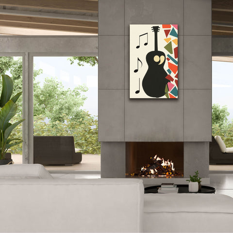 Image of 'Cut Paper Instruments Collection B' by Regina Moore, Canvas Wall Art,26x40