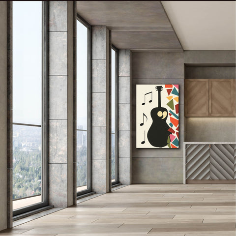 Image of 'Cut Paper Instruments Collection B' by Regina Moore, Canvas Wall Art,40x60