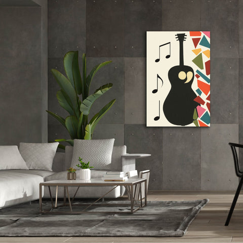 Image of 'Cut Paper Instruments Collection B' by Regina Moore, Canvas Wall Art,40x60