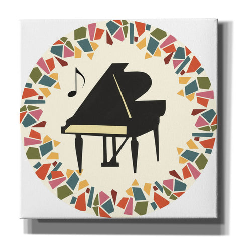 Image of 'Cut Paper Instruments Collection C' by Regina Moore, Canvas Wall Art