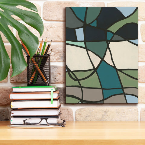 Image of 'Multicolor Stained Glass I' by Regina Moore, Canvas Wall Art,12 x 16