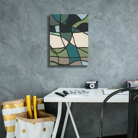 Image of 'Multicolor Stained Glass I' by Regina Moore, Canvas Wall Art,12 x 16