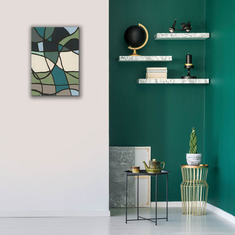 Image of 'Multicolor Stained Glass I' by Regina Moore, Canvas Wall Art,18 x 26