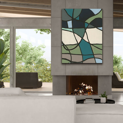 Image of 'Multicolor Stained Glass I' by Regina Moore, Canvas Wall Art,40x54