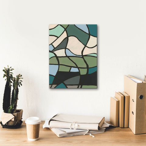 Image of 'Multicolor Stained Glass II' by Regina Moore, Canvas Wall Art,12 x 16