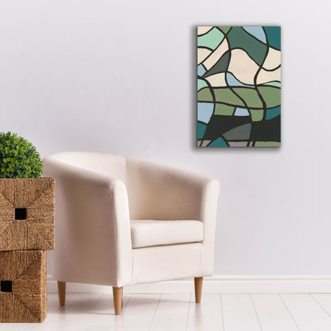 Image of 'Multicolor Stained Glass II' by Regina Moore, Canvas Wall Art,18 x 26
