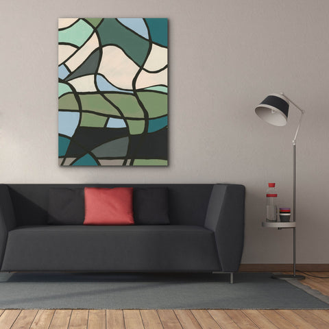 Image of 'Multicolor Stained Glass II' by Regina Moore, Canvas Wall Art,40x54