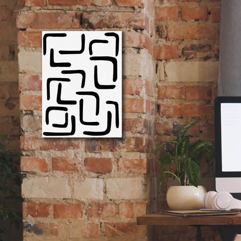 Image of 'Shuffle III' by Regina Moore, Canvas Wall Art,12 x 16