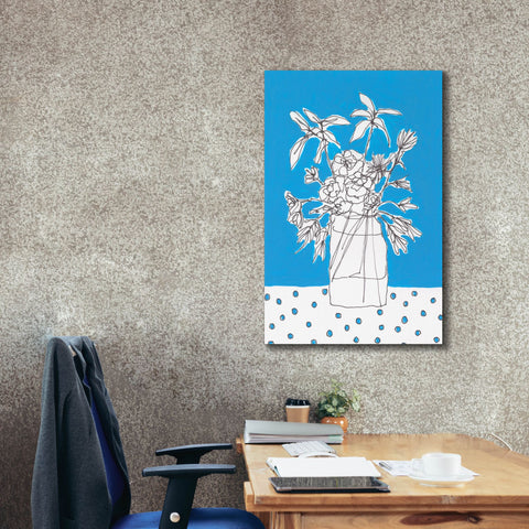 Image of 'Floral Jardiniere I' by Regina Moore, Canvas Wall Art,26x40