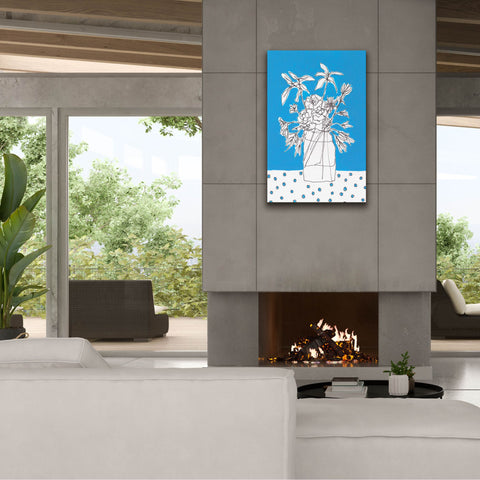 Image of 'Floral Jardiniere I' by Regina Moore, Canvas Wall Art,26x40