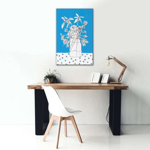 Image of 'Floral Jardiniere I' by Regina Moore, Canvas Wall Art,26x40