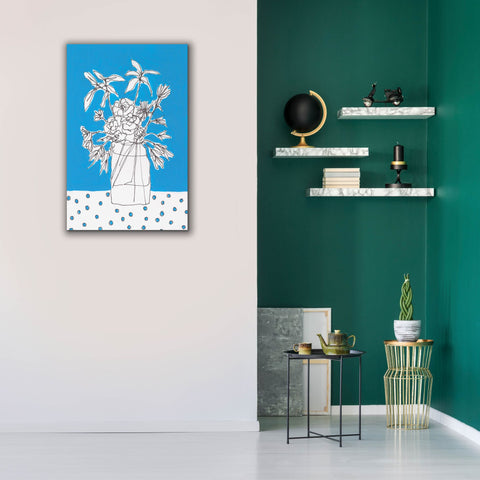 Image of 'Floral Jardiniere I' by Regina Moore, Canvas Wall Art,26x40