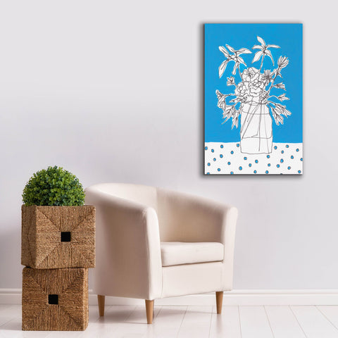 Image of 'Floral Jardiniere I' by Regina Moore, Canvas Wall Art,26x40