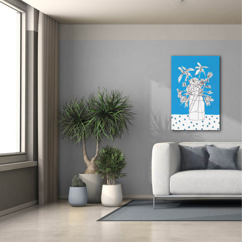 Image of 'Floral Jardiniere I' by Regina Moore, Canvas Wall Art,26x40