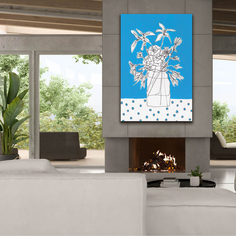 Image of 'Floral Jardiniere I' by Regina Moore, Canvas Wall Art,40x60