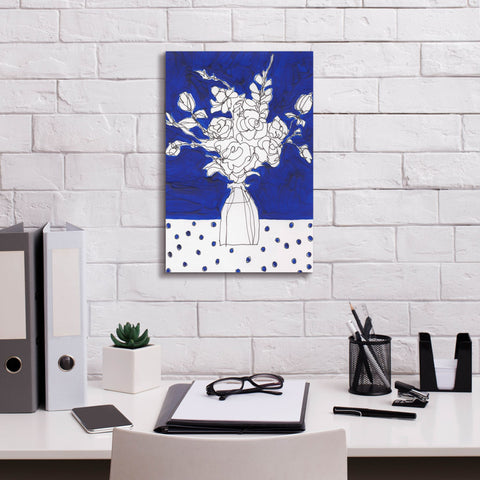 Image of 'Floral Jardiniere II' by Regina Moore, Canvas Wall Art,12 x 18