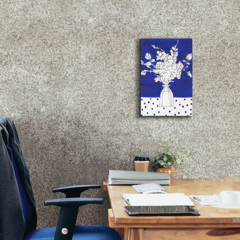 Image of 'Floral Jardiniere II' by Regina Moore, Canvas Wall Art,12 x 18