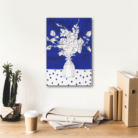 Image of 'Floral Jardiniere II' by Regina Moore, Canvas Wall Art,12 x 18