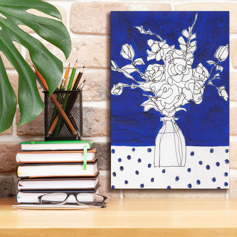 Image of 'Floral Jardiniere II' by Regina Moore, Canvas Wall Art,12 x 18